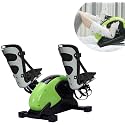 Electric Pedal Portable Mini Exercise Bike Stepper Pedal Exerciser, Mini Under Desk Exercise Bike Indoor Fitness, Arm and Leg Exerciser, Work Out and Rehabilitation Exercise B,