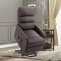 Electric Power Lift Recliner Chair with Full-Body Support, Smooth Quiet Motor, Adjustable Backrest and Footrest for Comfortable Relaxation