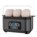 Tesslux Electric Egg Cooker, 6 Egg Capacity, Hard Boiled, Poached, Omelet
