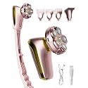 Electric Razor for Women Legs: 2-in-1 Painless 6D Body Shaver w/Long Handle
