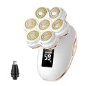 Electric Razors for Women Legs：7D Magnetic Detachable Head Flawless Razor-IPX7 Waterproof Wet Dry Cordless Trimmer-USB Rechargeable Travel Kit(G3)
