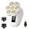 Electric Razors for Women Legs：7D Magnetic Detachable Head Flawless Razor-IPX7 Waterproof Wet Dry Cordless Trimmer-USB Rechargeable Travel Kit(G9)