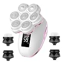 Electric Razors for Women Legs：7D Magnetic Detachable Head Flawless Razor-IPX7 Waterproof Wet Dry Cordless Trimmer-USB Rechargeable Travel Kit(P15)