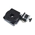 Electric Rotary Table PT-GD201, Angle Plate Indexing Plate, Size 100mm Bearing 45kg Transmission Ratio 180:1(Ratio 90 of 1)