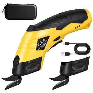 electric scissors cardboard cutter 4v rechargeable battery 2500mah with 2 cutting heads universal cutter for cardboard fabric carpet felt