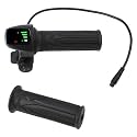 Electric Scooter Throttle Grip, 48V Twist-Throttle Handle 6-Pin Waterproof Interface, Fits 7/8 Inch 22Mm Handlebars, For Electric Bike, Scooter, Motorcycle, Tricycle