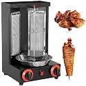 Electric Shawarma Kebab Machine - Vertical Grill Rotisserie with Adjustable Temperature 50-350℃ for Gyro Meat Cooking - Ideal for Commercial &amp; Home Kitchen Use