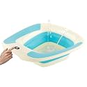 Electric Sitz Bath, Sitz Bath for Hemorrhoids, Sitz Bath for Toilet Seat, Sitz Bath for Postpartum Care, Sits Bath for Women Men Adults, Sitz Bath Soak Salts Basin, Hip Bath Bowl, Foldable, Blue