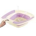 Electric Sitz Bath, Sitz Bath for Postpartum Care, Sitz Bath for Hemorrhoids, Sitz Bath for Toilet Seat, Sits Bath for Women Men Adults, Sitz Bath Soak Salts, Hip Bath Bowl, Collapsible, Purple
