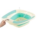 Electric Sitz Bath, Sitz Bath for Toilet Seat, Sitz Bath for Hemorrhoids, Sitz Bath for Postpartum Care, Toilet Basin for Women Men Adults, Sits Bath Soak Salts Tub, Hip Bath Bowl, Portable, Green