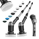 Electric Spin Scrubber for Bathtub,Kitchen,Shower Scrubber with Long Handle