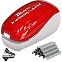 Electric Stapler,Including 2000 Staples and 1 Staple Remover, Suitable for Palm Size and high Comfort，25 Sheet Capacity, AC Adapter or Battery Powered，Battery not Included