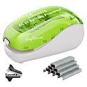 Electric Stapler，Including 2000 Staples and 1 Staple Remover, Suitable for Palm Size and high Comfort，25 Sheet Capacity, AC Adapter or Battery Powered，Battery not Included