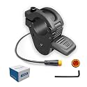 Electric Throttle 300X Thumb Throttle for 7/8inch 22mm Left and Right Handlebars 12v 24v 36v 48v 60v 72v Electric E-Bikes (M8 Waterproof Plug)