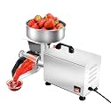 Electric Tomato Strainer, 110V 450W Commercial Stainless Steel Food Milling Machine Fruit Press Squeezer 50kg/h Sauce Maker
