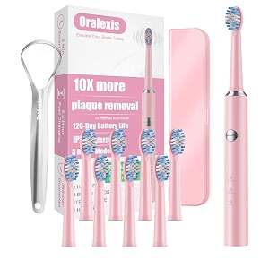 Electric Toothbrush for Adults with 8 Brush