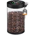 Electric Vacuum Coffee Canister, 2.0L Glass Airtight Food Storage Container