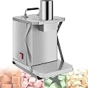 Electric Vegetable Dicer &amp; Food Processor, 6 Stainless Steel Blades, Automatic Onion &amp; Potato Chopper, 110V Kitchen Gadget for Quick Meal Prep, Efficient Food Slicer