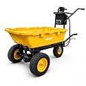 Electric Wheelbarrow Dump Cart Compatible with DeWalt 20V Battery