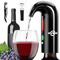 Electric Wine Aerator,Wine dispenser,Aeration and Decanter Wine Pourer Spout,Red White Wine Accessories, Best Wine Gifts for Wine Lovers-Black