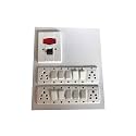 Electric Wooden Switch Board (10 Switches,4 Sockets,1 DP)