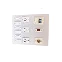 Electric Wooden Switch Board (6 Switches,3 Sockets,1Indicator,1 Bulb Holder,1MCB)