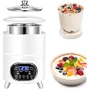 Electric Yogurt Incubator,Stainless Steel Greek Yogurt Maker Machine,360° Constant Temperature Fermentation,for Fruit Vinegar/Homemade Yogurt/Natto/Rice Wine White-8L