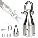Electrical Cable Pulling Tool, Wire Pulling Attachment with 4 Wire Groove Fixing Holes, Maximum Pulling Force 4000 lbs Connection Hole Diameter 0.63in for 2/0 to 4/0 Copper or Aluminum Wire