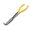 Long Reach Long Nose Pliers, 11" 90 Degree Bent Nose Pliers for Mechanics, Technicians or Home Repairing