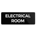 Electrical Room Sign, 2" x 6" for Door or Wall