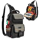 Electrician Tool Pouch Bag, Zippered HVAC Tool Organizer