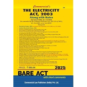 electricity act 2003 along with electricity rules and allied regulations