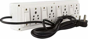 electro factory extension board 4 socket 4 switches 4 socket extension boards white 4 m