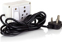 Electro Factory PVC Extension Board With 1 Anchor Socket 1 Anchor Switch 1 Socket Extension Boards (White, 8 m)
