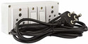 Electro Factory PVC Extension board With 2 Anchor Socket and 2 Anchor Switch 2 Socket Extension Boards (White, 3 m)