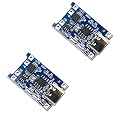 Electro TP4056 USB-C Charging Module for 18650 Lithium Battery | 3.7V DIY Charger Board with Overcharge Protection 2Pcs