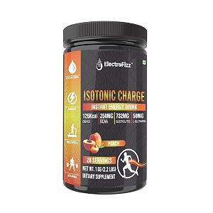 isotonic electrolyte drink powder for endurance sports amp fitness activities 1 kg jar - peach peach