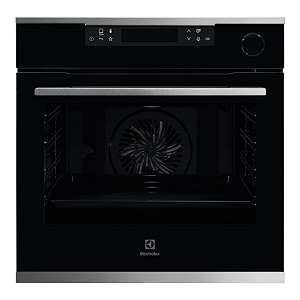 electrolux 72l 60cm built-in oven with 19 functions ultimatetaste 700 glass black kocbp21xa