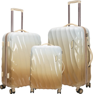 electron hardsided polycarbonate cabin  check-in luggage trolley bagset of 3-202428 cabin  check-in set 4 wheels - 28 inch