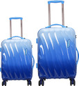 Electron Hardsided Polycarbonate Cabin & Check-in Luggage Trolley Bag (Set of 2-20/24) Cabin & Check-in Set 4 Wheels - 24 inch