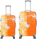 Electron Hardsided Polycarbonate Cabin & Check-in Luggage Trolley Bag(Set of 3-20/24/28) Cabin & Check-in Set 4 Wheels - 24 inch