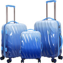 Electron Hardsided Polycarbonate Cabin & Check-in Luggage Trolley Bag(Set of 3-20/24/28) Cabin & Check-in Set 4 Wheels - 28 inch