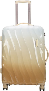 electron hardsided polycarbonate luggage trolley bag check-in suitcase 4 wheels - 24 inch