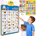 Electronic Alphabet Wall Chart, Kids Learning Toys for Toddlers 1-3 - Blue