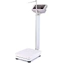 Electronic Doctor Scales,Precision Digital Column Scale, Electronic Weight Scale, Foldable Aluminum Alloy Height Pole, Easy-to-Read LCD Display, Health Detector (150Kg)