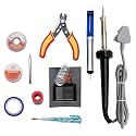 Electronic Spices 10 in 1 Combo of 60 Watt Soldering Iron Starter Kit for Project Work