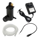 Electronic Spices Combo of 12V DC Pressure Water Pump | Adaptor | 2 Meter Pipe | 5mm DC Female Connector