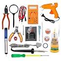 Electronic Spices 17 in 1 Combo of 60 Watt Soldering Iron Starter Kit for Project Work