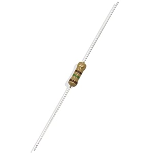 electronic spices 2000pcs 150 ohm  12w 050 watt 5 tolerance 150 mr  ohm mf through hole resistors axial lead