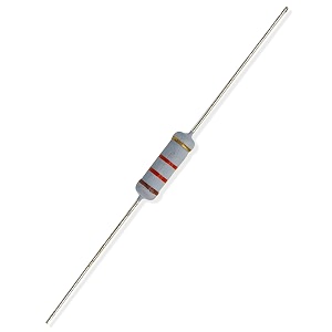 electronic spices 20pcs 12k ohm  2watt 5 tolerance 12k mr  ohm mf through hole resistors axial lead